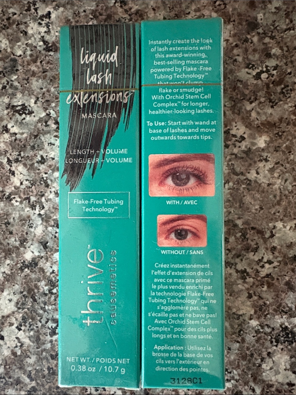 Two NWT Thrive causemetics Liquid Lash Extensions Mascara Brynn Rich Black